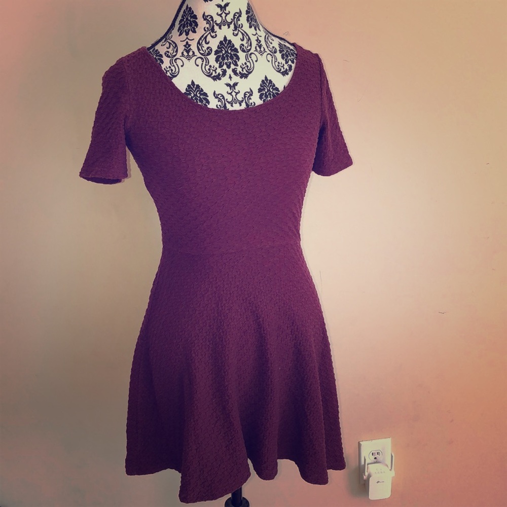 Cute Burgundy Divided brand Dress